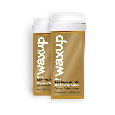 Elite Gold Roll On Wax Cartridges 2 Pack - thatswaxup - - Roll On Wax - waxup hair removal wax body waxing kit women and men professional waxing supplies